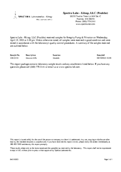 2023 Test and Spectra Letter